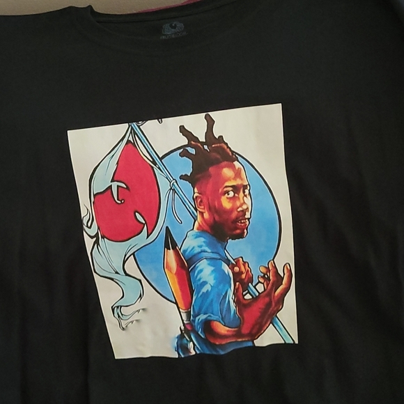 2 Custom wutang shirt L/g like New shrt sleeve - Picture 5 of 5